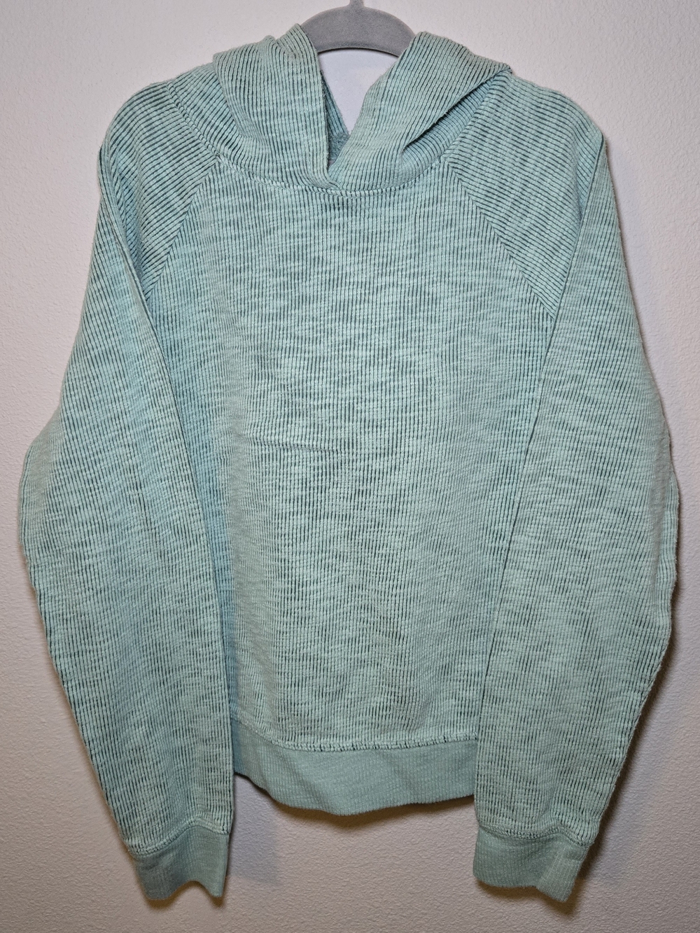 Cat & Jack Mint Green Ribbed Hoodie Sweatshirt